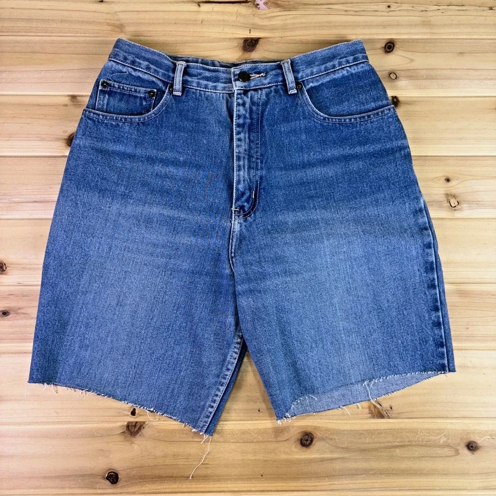 Vintage Coca-Cola Jean Shorts Womens 28 Cut Off Ultra High Rise Denim Jorts